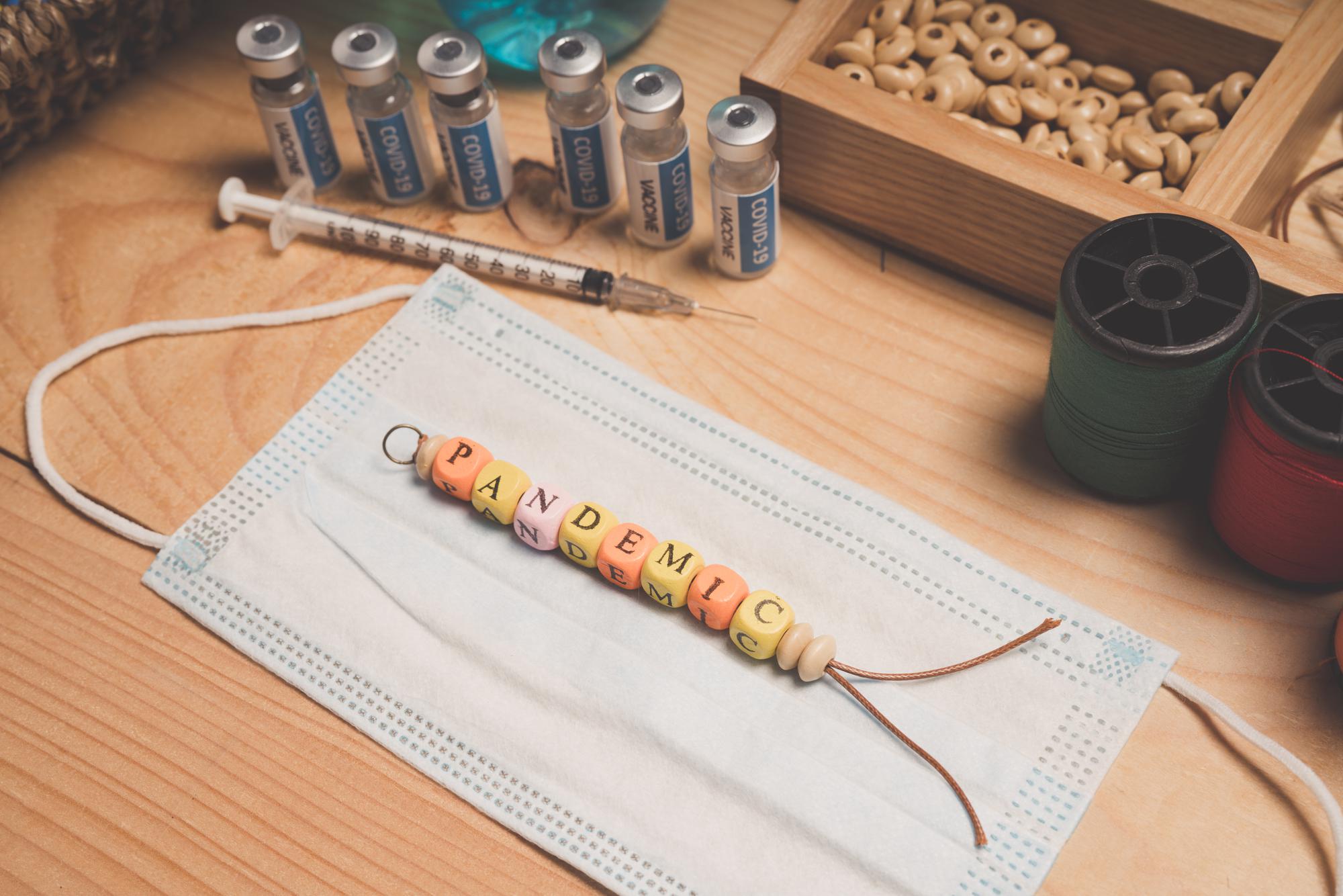 Studio certification documents and labeled threads
